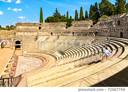 The Roman Theatre of Merida in Spain 72067749