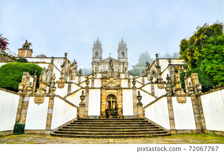 Bom Jesus do Monte sanctuary near Braga in Portugal 72067767