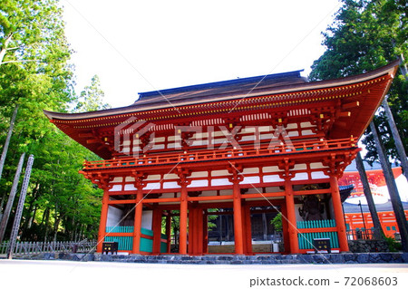 Koyasan Kongobuji Temple Headquarters Chumon Danjo Garan (Koya-cho, Ito-gun, Wakayama Prefecture) Koyasan Kongobuji Temple Headquarters Chumon Danjo Garan (Koya-cho, Ito-gun, Wakayama Prefecture) 72068603