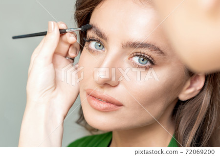Eyebrows makeup for woman. Eyebrows makeup for woman. 72069200