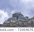 Masjid Wilayah Persekutuan, a mosque in Kuala Lumpur, Malaysia.  72069676