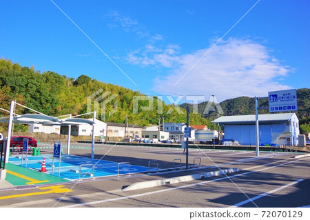 和歌山市道路車站誌之裡公園的停車場 72070129