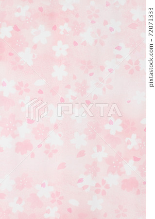櫻花圖案背景材料,整個表面 櫻花圖案背景材料,整個表面 72071333