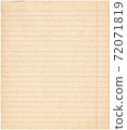 Retro dingy lined paper. 72071819