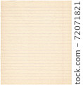 Retro dingy lined paper. 72071821