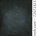 Black dirty chalkboard. 72071823