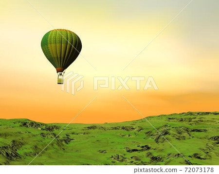 Adventure of freedom - 3D render 72073178