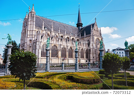 Cathedral in Brussels 72073312