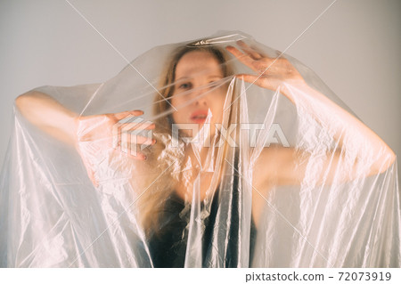 social anxiety defocused art portrait woman gray social anxiety defocused art portrait woman gray 72073919