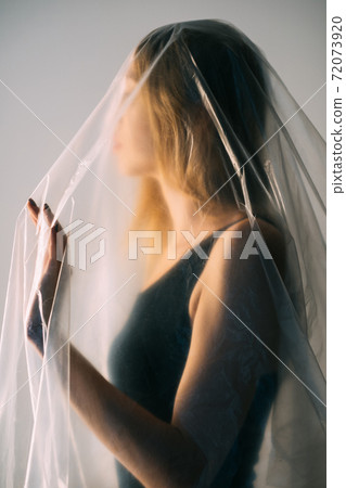 hopeless woman defocused art portrait isolation hopeless woman defocused art portrait isolation 72073920
