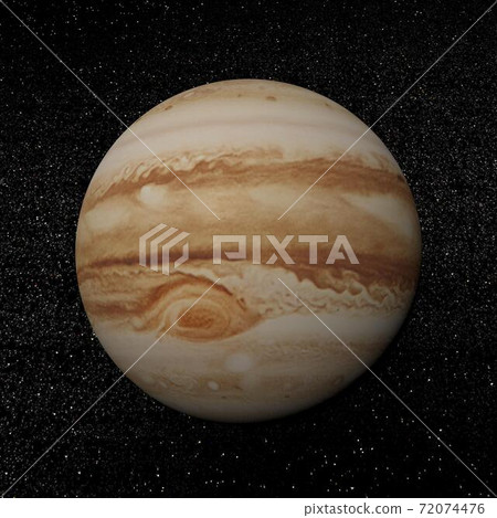 Jupiter planet and stars - 3D render Jupiter planet and stars - 3D render 72074476