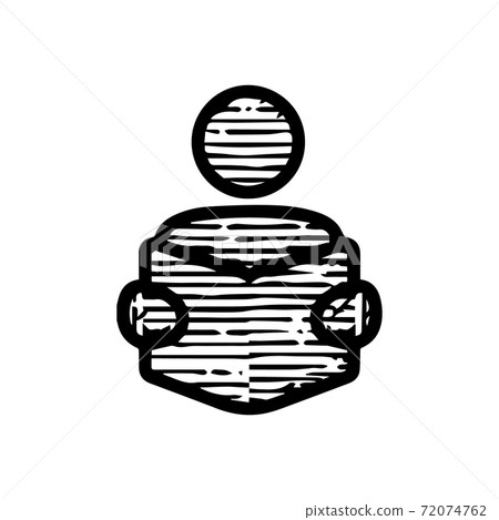 people reading icon hand drawn vector illustration isolated on w people reading icon hand drawn vector illustration isolated on w 72074762