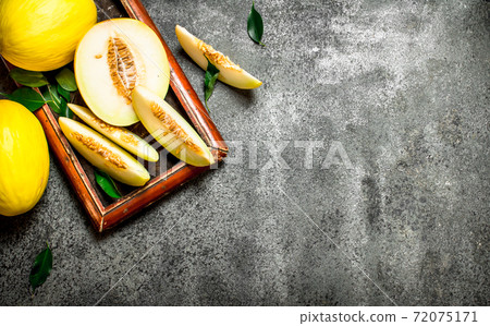 Ripe melon . Ripe melon . 72075171