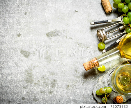 White fresh wine. 72075583