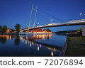 Pedestrian Bridge in Mikolajki 72076894