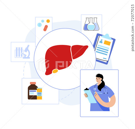 Liver Template Concept - Stock Illustration [72077015] - PIXTA