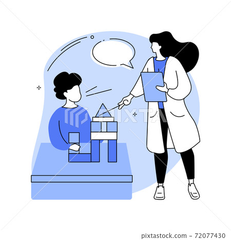 Developmental Screening abstract concept vector illustration. Developmental Screening abstract concept vector illustration. 72077430