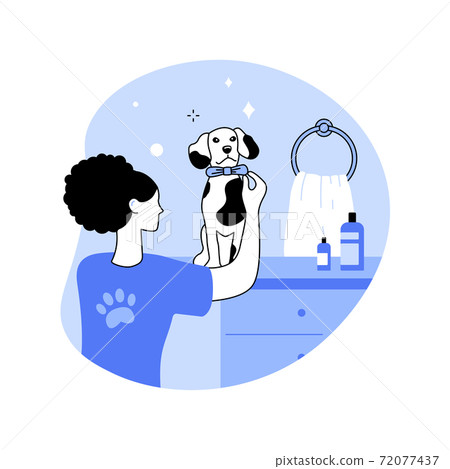 Pet services abstract concept vector illustration. Pet services abstract concept vector illustration. 72077437