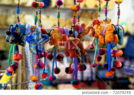 Beautiful display of thai souvenirs - Ao Nang Night Market Beautiful display of thai souvenirs - Ao Nang Night Market 72078248