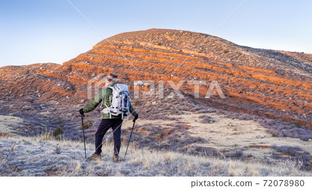 hiking in Red Mountain Open Space 72078980