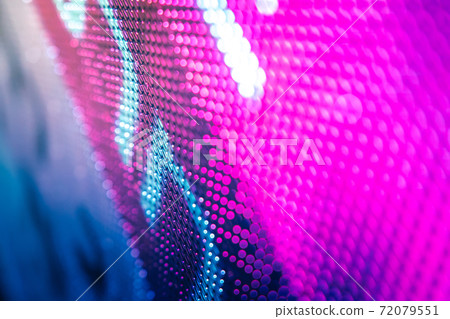 CloseUp LED blurred screen. LED soft focus background. abstract background ideal for design. 72079551