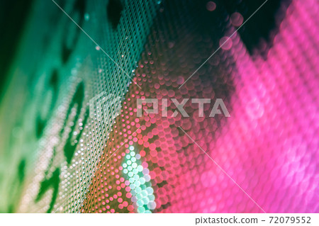 CloseUp LED blurred screen. LED soft focus background. abstract background ideal for design. 72079552