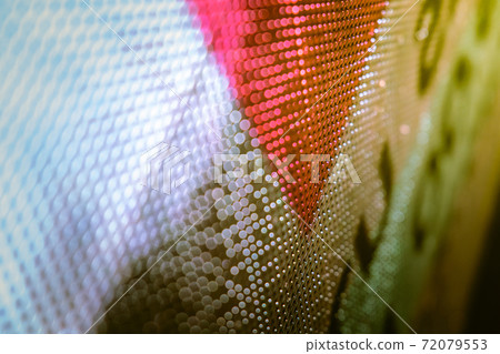 CloseUp LED blurred screen. LED soft focus background. abstract background ideal for design. 72079553