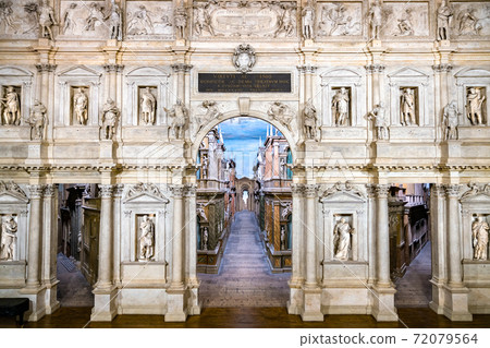 Teatro Olimpico in Vicenza, Italy 72079564