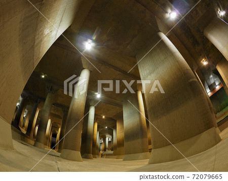Disaster prevention underground temple Disaster prevention underground temple 72079665