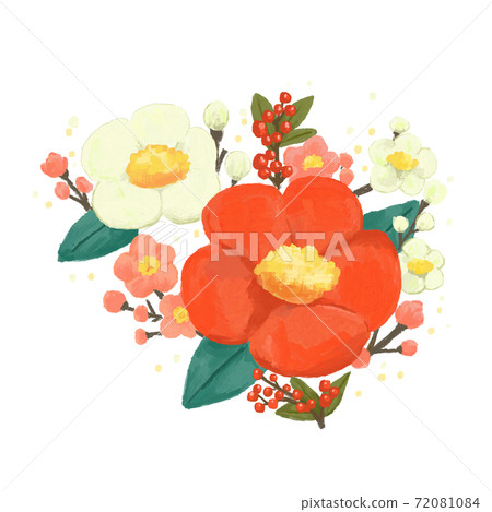 新年花（椿梅梅千里） 72081084