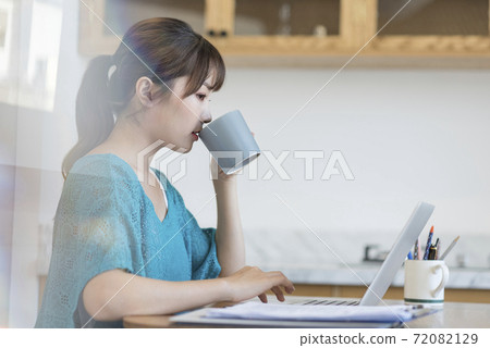 Women business, telework Women business, telework 72082129