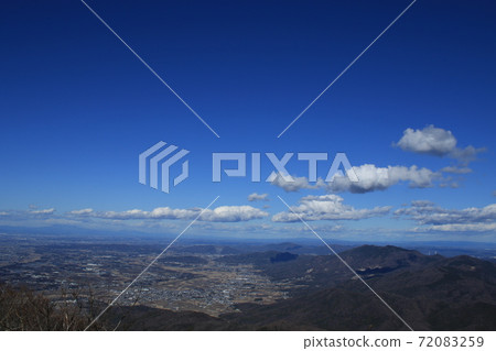 Scenery from the summit of Mt. Tsukuba 72083259