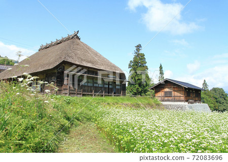 Senkoku Kaido, early autumn mountain village, Ushikata inn Senkoku Kaido, early autumn mountain village, Ushikata inn 72083696