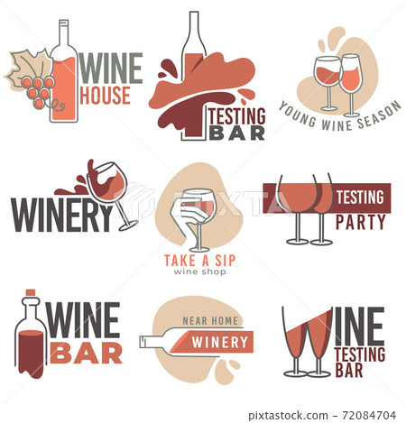 Wine house or bar with degustation of alcohol 72084704