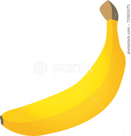 Banana watercolor style gradation Banana watercolor style gradation 72085075