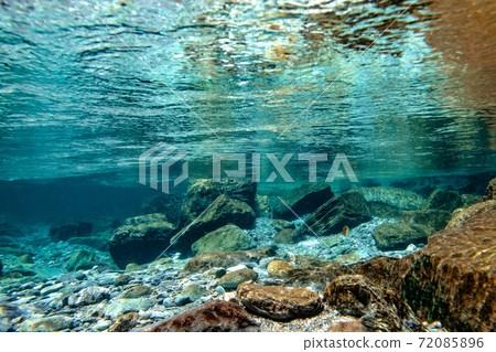 Kochi Prefecture Niyodogawa Town Yasui Valley Underwater 72085896