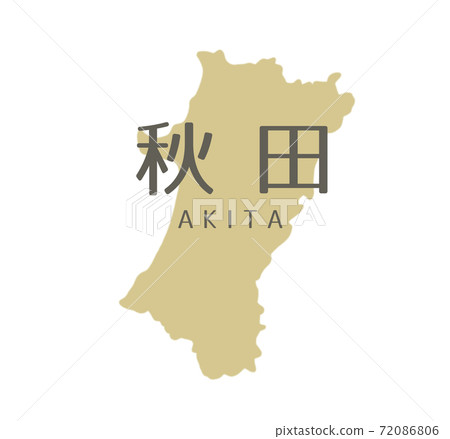 Akita Akita map 72086806