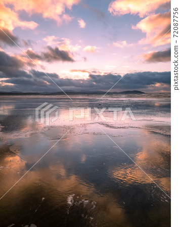 Dooey beach by Lettermacaward in County Donegal - Ireland. 72087756