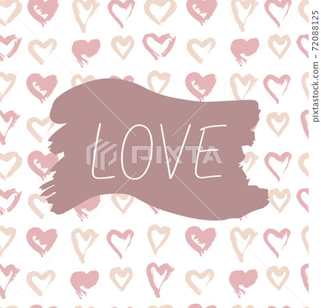 Vector illustration. Card, flyer, web banner. A short message, a greeting 72088125