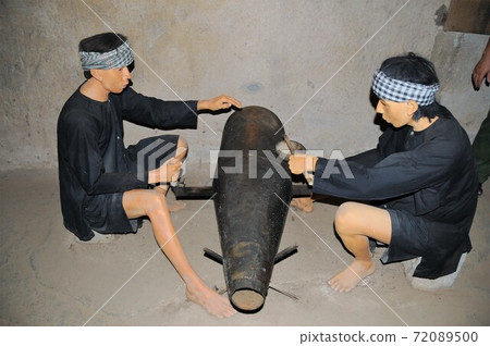 Reuse processing of Vietnam, Cu Chi, Cu Chi Tunnel, shells 72089500