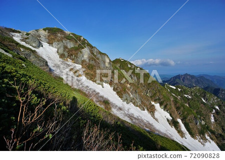 Kaikoma-dake Kuroto Ridge Remaining Snow Kaikoma-dake Kuroto Ridge Remaining Snow 72090828