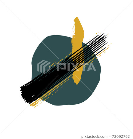 Bohemian abstract vintage print. Abstraction icon. Isolated on white background. 72092762