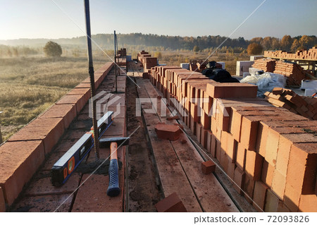 The look of the brick wall along the foreground tools The look of the brick wall along the foreground tools 72093826