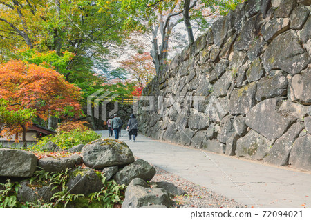 秋天的小城堡廢墟懷舊 秋天的小城堡廢墟懷舊 72094021