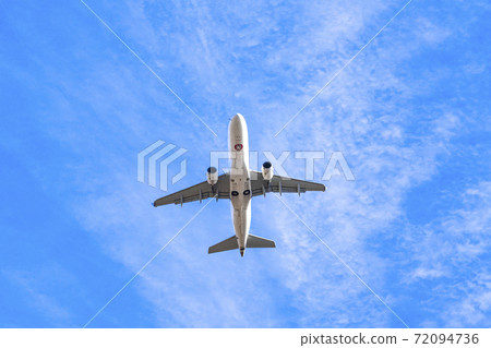 Airport scenery Amabie jet that took off Natori City, Miyagi Prefecture Airport scenery Amabie jet that took off Natori City, Miyagi Prefecture 72094736
