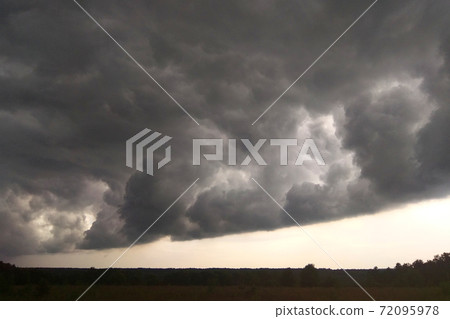 Storm clouds with the rain, nature background Storm clouds with the rain, nature background 72095978