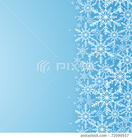 Merry Christmas, snowflakes pattern background, snow falling banner, copy space, paper art style Merry Christmas, snowflakes pattern background, snow falling banner, copy space, paper art style 72098937