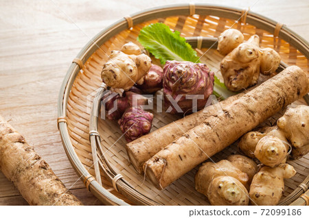Burdock and Jerusalem artichoke Burdock and Jerusalem artichoke 72099186