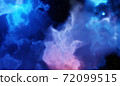 Nebula and galaxies in space. Abstract cosmos 2021 concept background 72099515