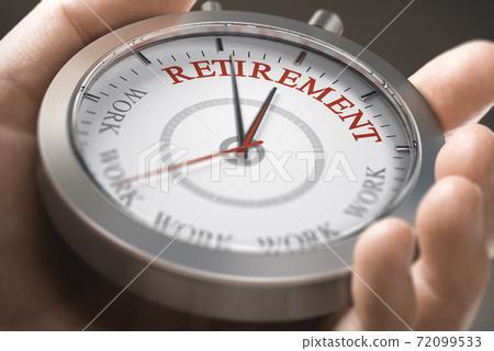 Retirement countdown. Time for retire. Retirement countdown. Time for retire. 72099533